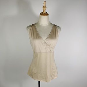 SPANX V-Neck Shaper Tank Light Tan Womens XL
